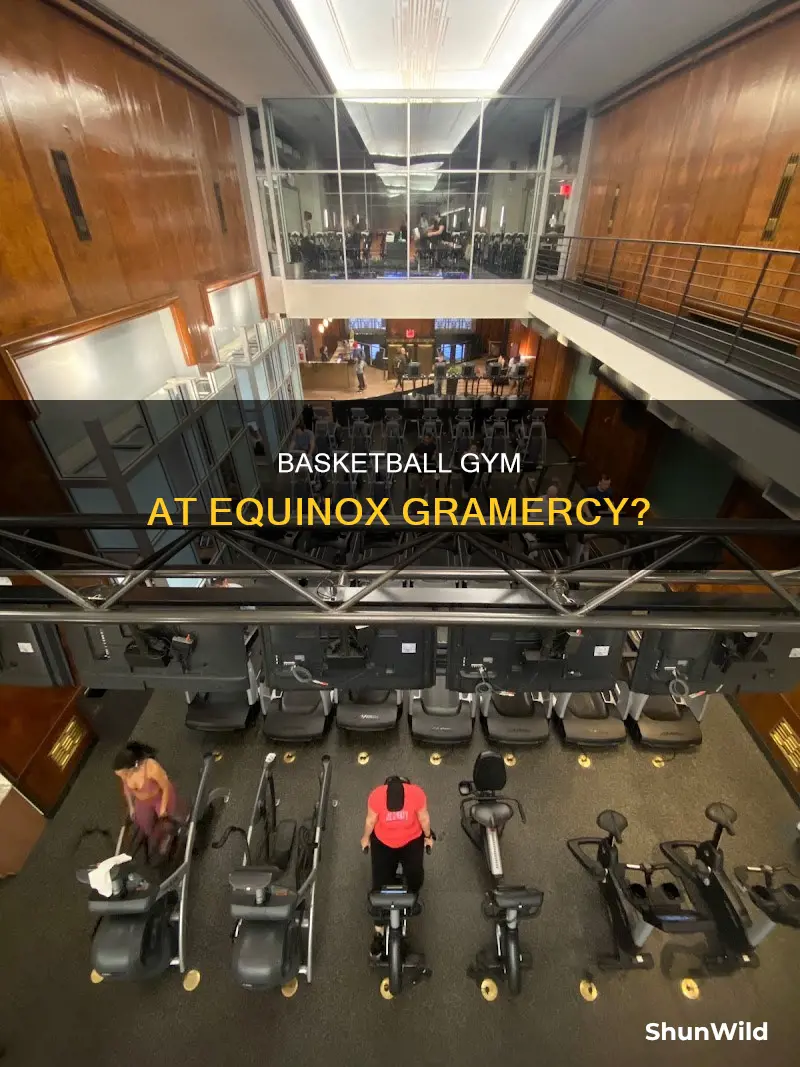 does the equinox in gramercy have a indoor basketball gym