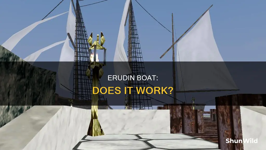 does the erudin boat work