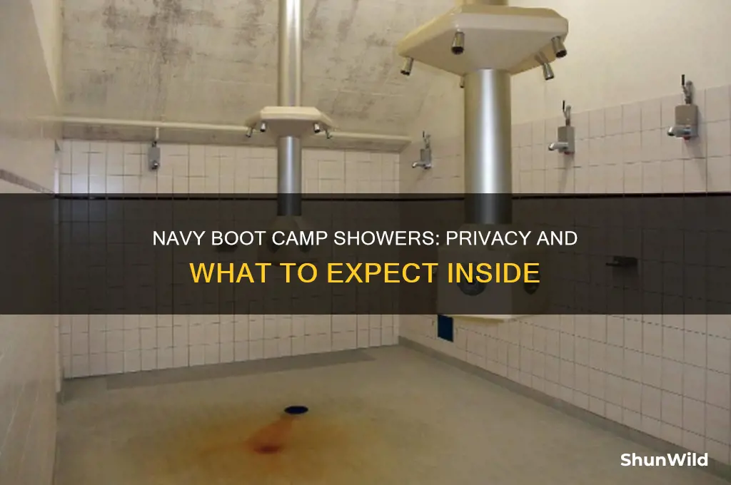 does the navy have private showers at boot camp