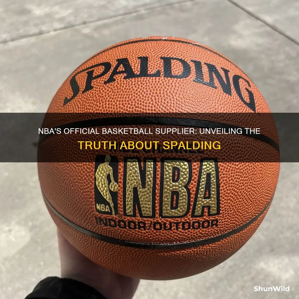 does the nba use spalding basketballs