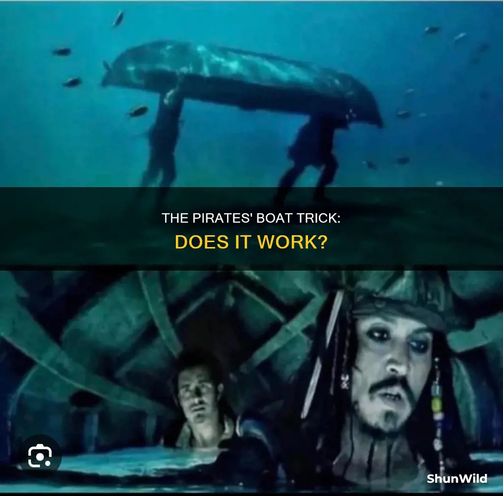 does the pirates of the caribbean boat trick work