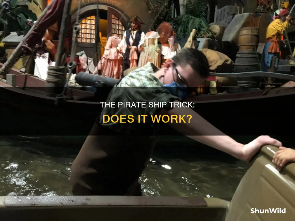 does the pirates of the caribbean boat trick work