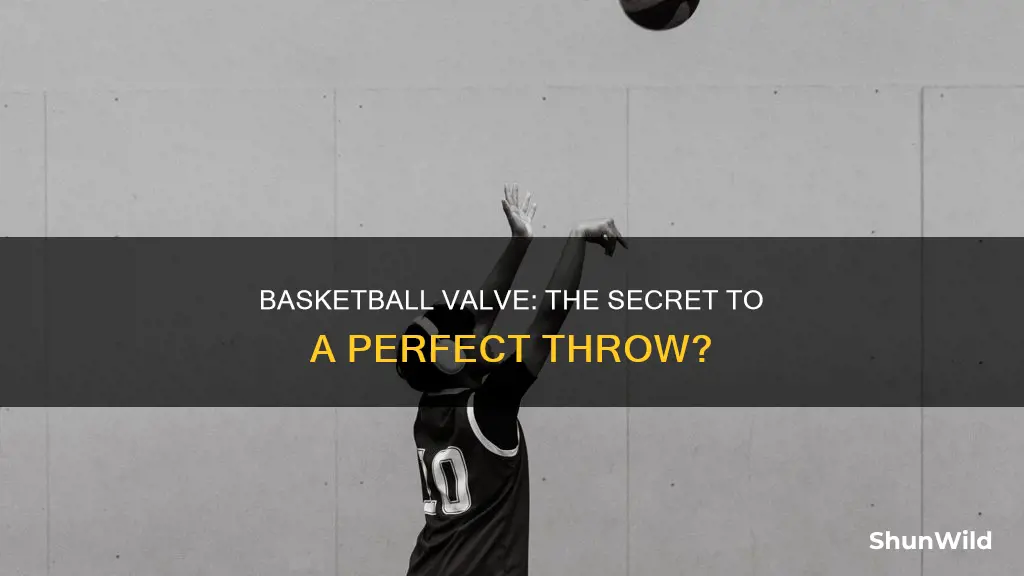 does the valve on a basketball influence throw