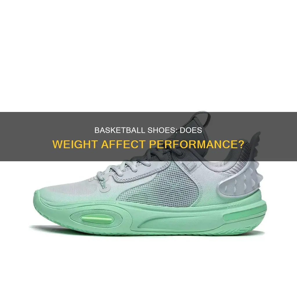 does the weight of a basketball shoe matter