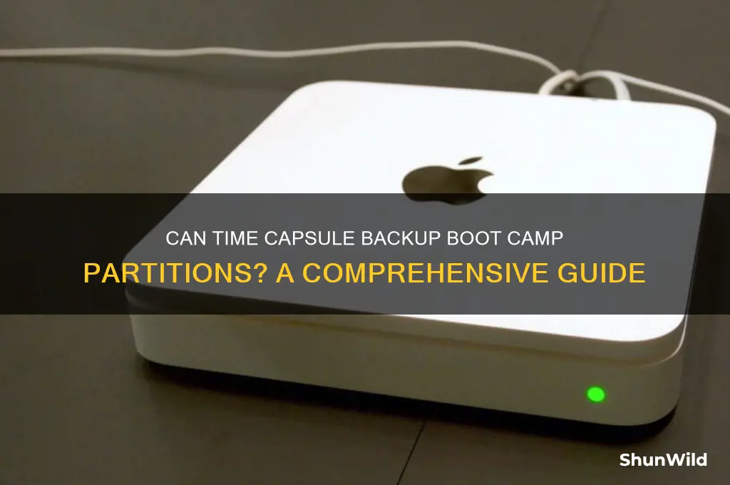 does time capsule backup boot camp