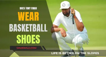 Tony Finau's Unique Choice: Basketball Shoes on the Green