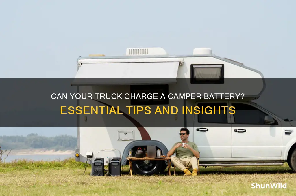 does truck charge camper battery
