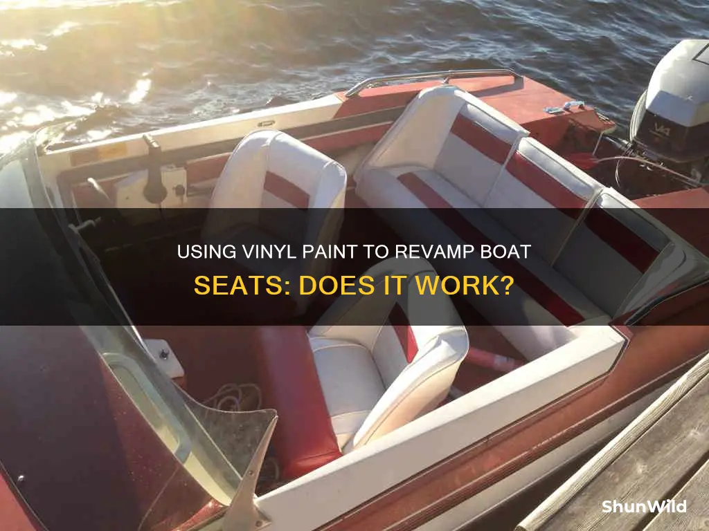 does vinyl paint work on boat seats