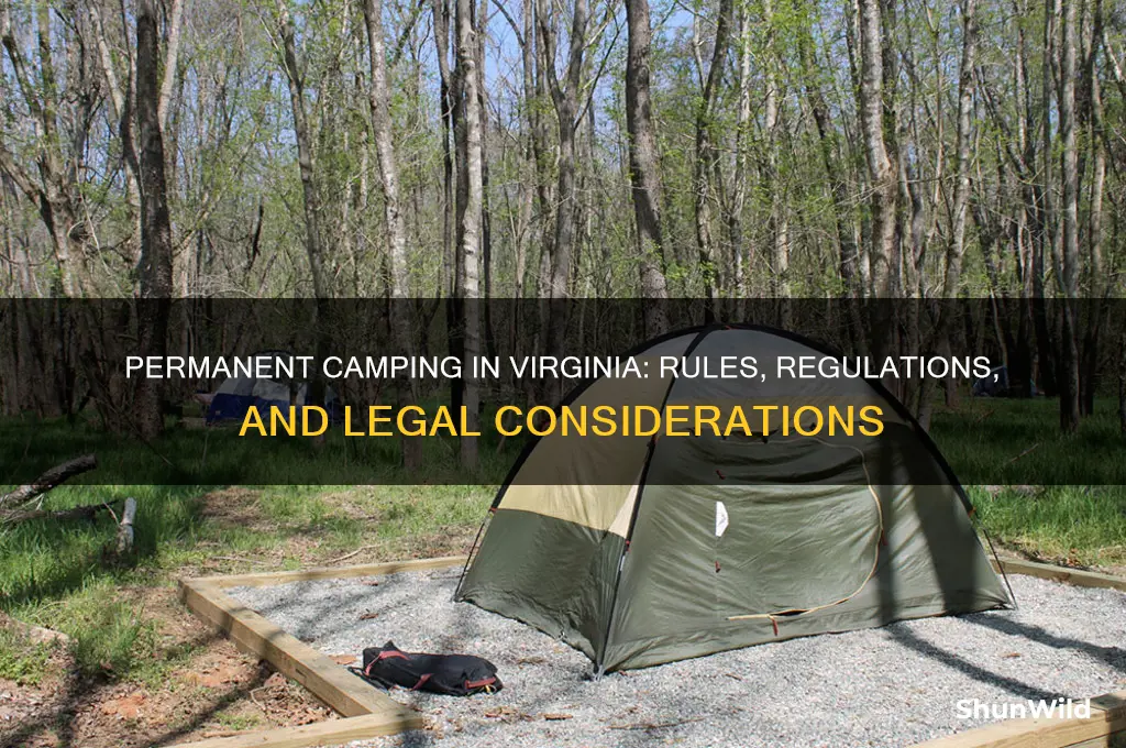 does virginia allow permanent camping