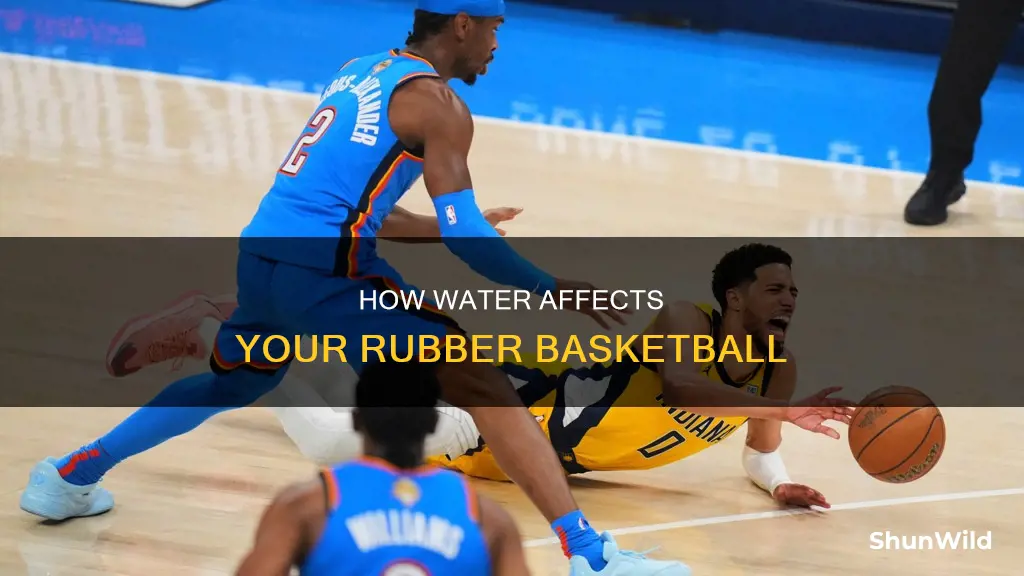 does water ruin rubber basketball