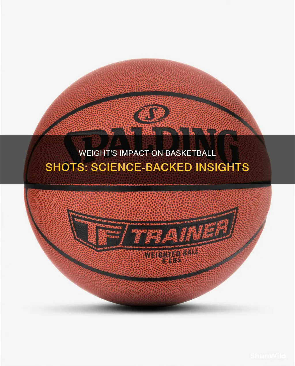 does weight affect your shot in basketball