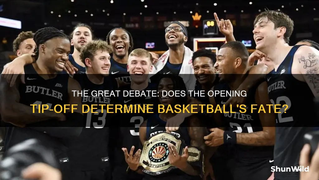 does winning basketball opening tip off matter