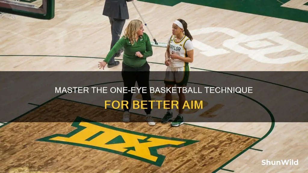 does your right eye need to be open basketball