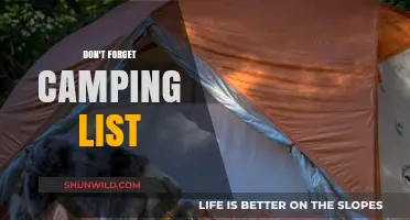 Essential Camping Checklist: Don't Forget These Must-Haves for Your Adventure