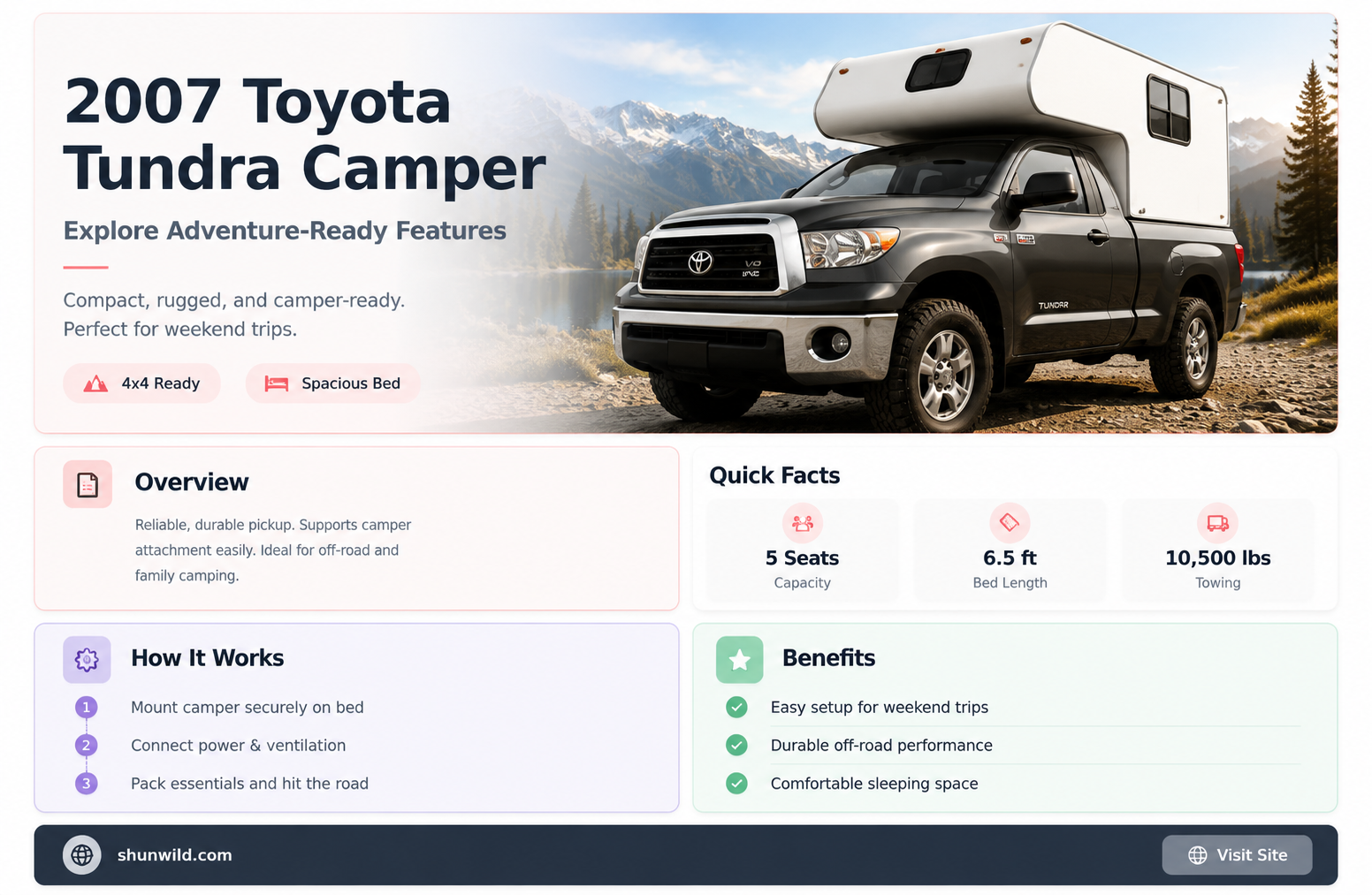 are camper 2007 tundra