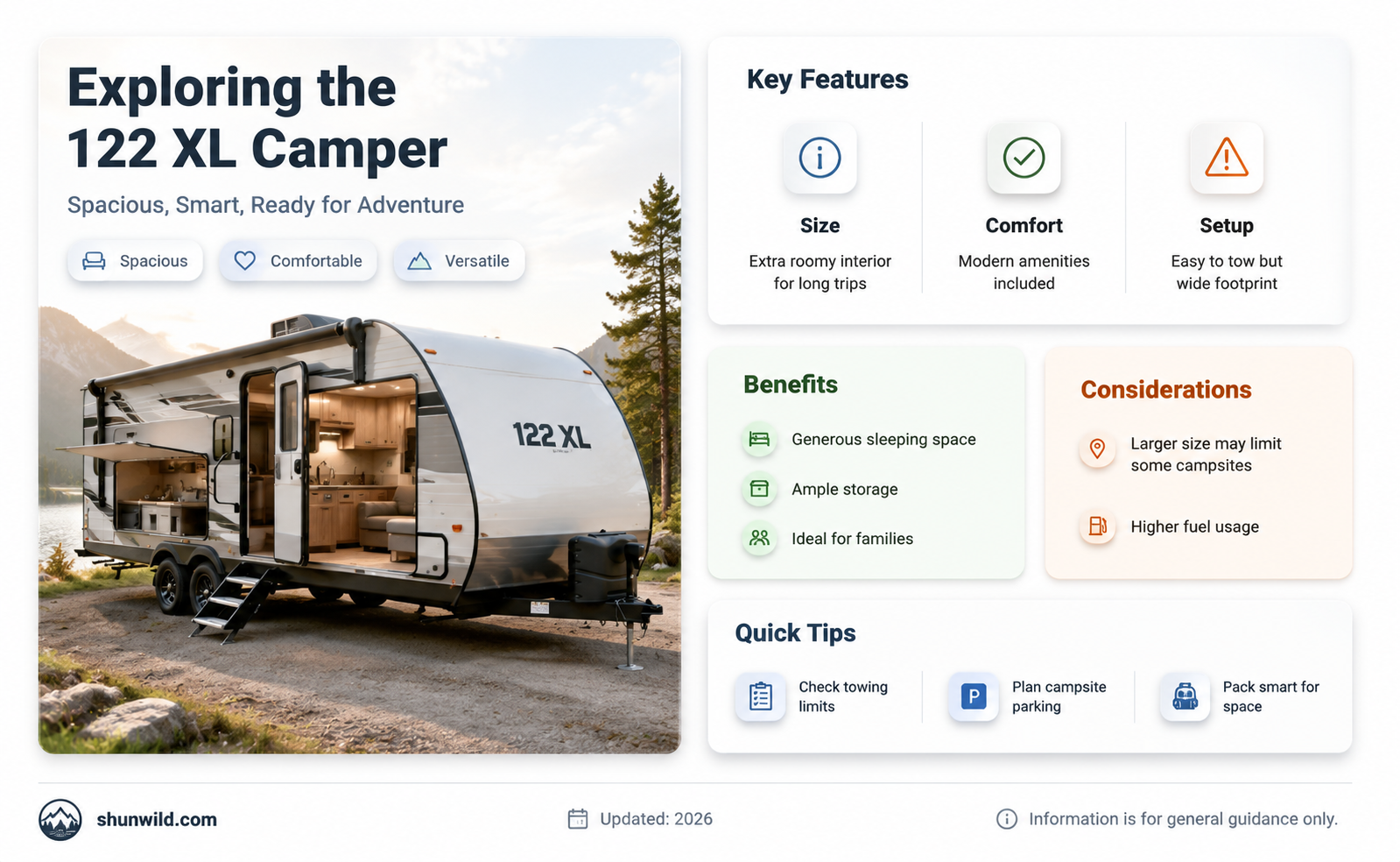 are 122 xl camper