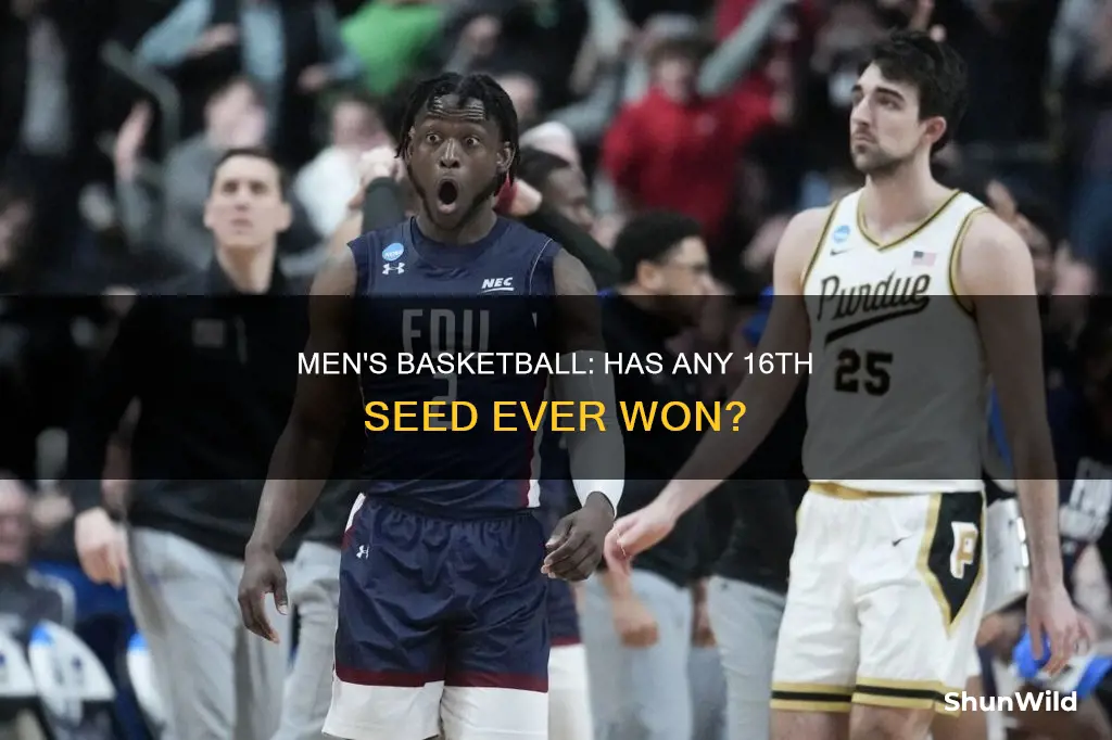 has a 16 seed ever won men