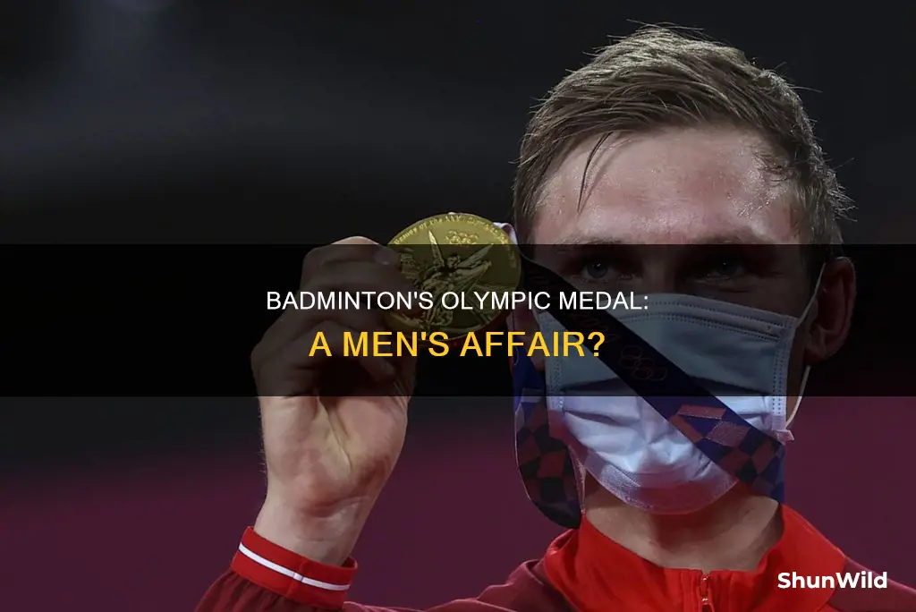 has a male ever won an olympic badminton medal