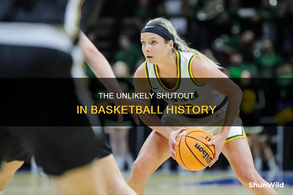 has a shutout ever occured in professional basketball
