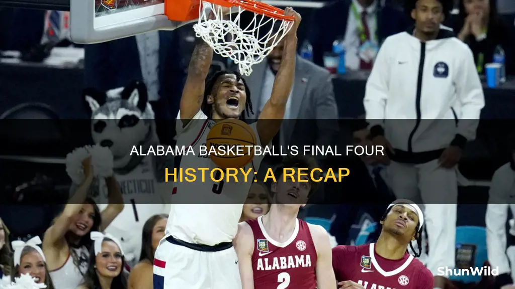 has alabama basketball ever been to the final four