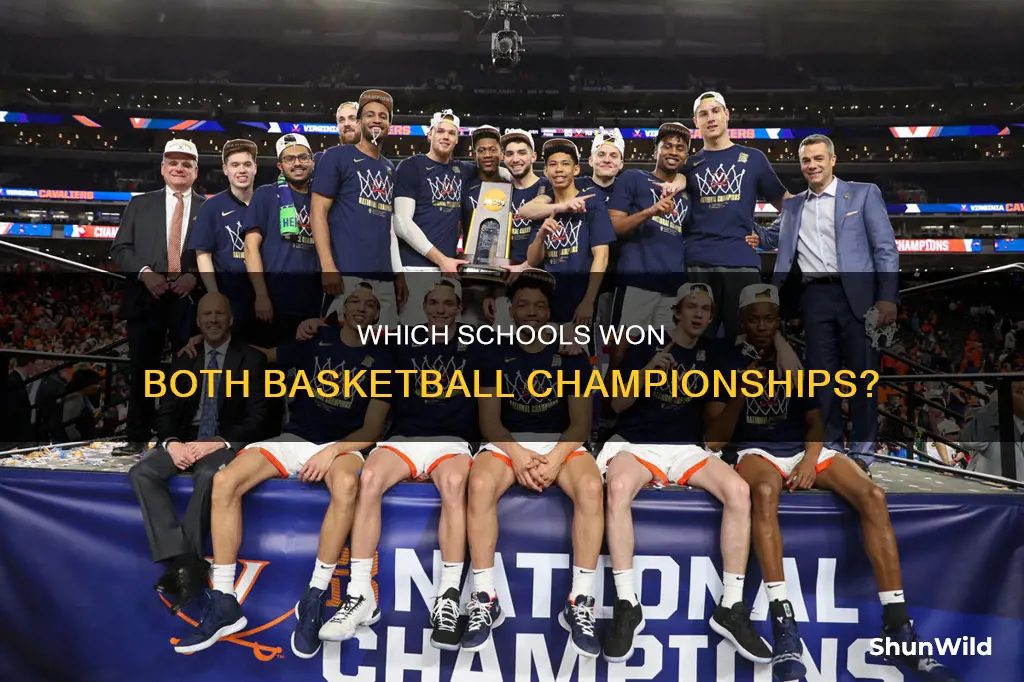 has any school won both mens and womens basketball championships