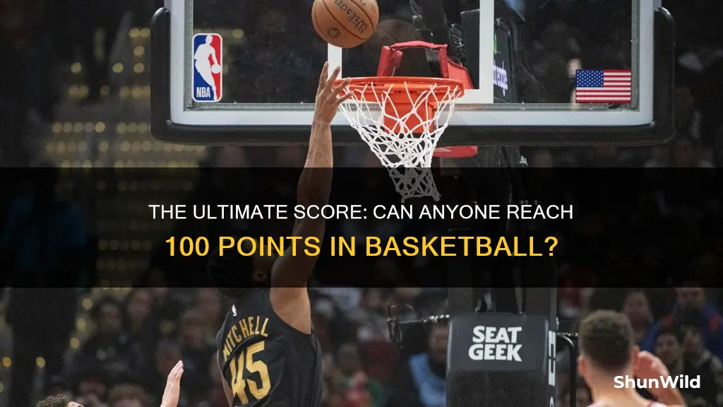 has anybody score 100 points in basketball