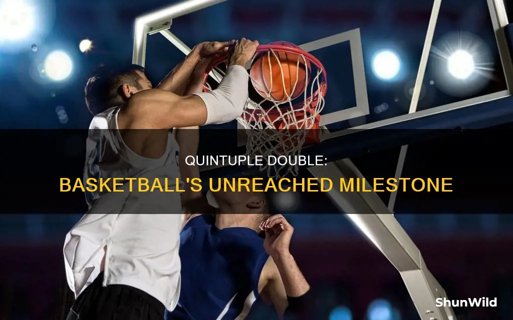 has anyone ever had a quintuple double in basketball