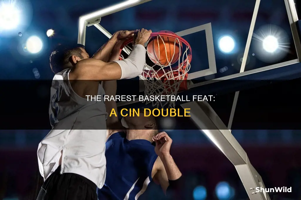 has anyone got a cin double in basketball