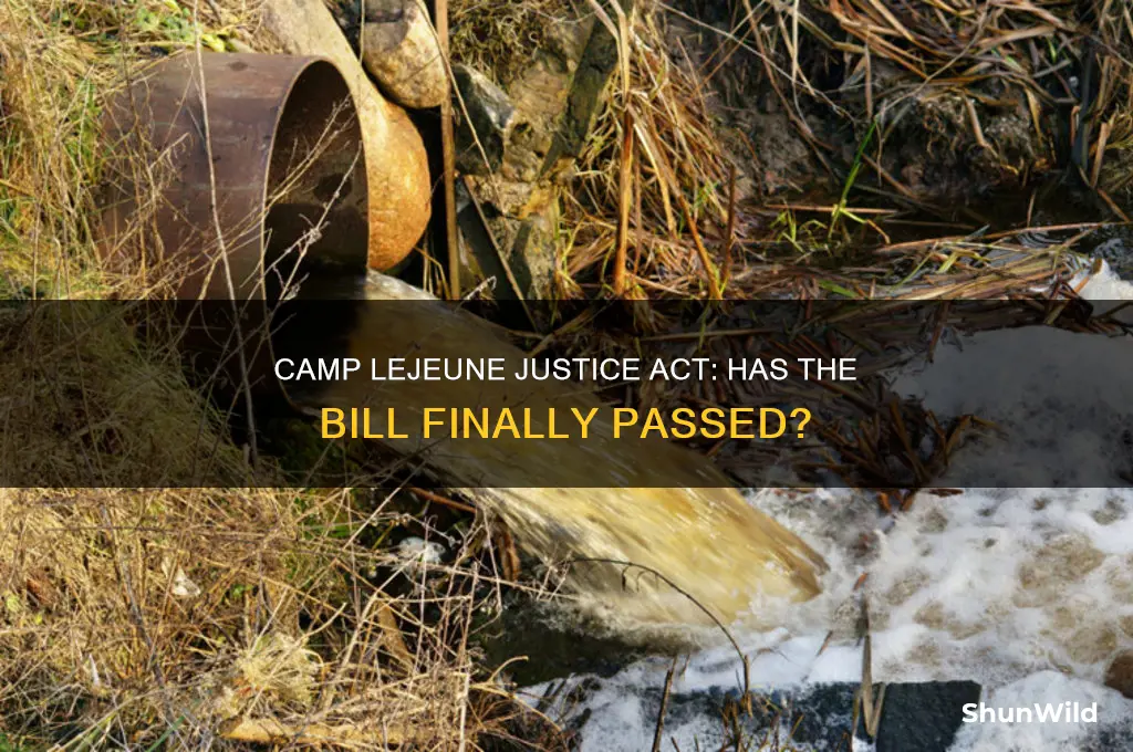 has camp lejeune bill passed