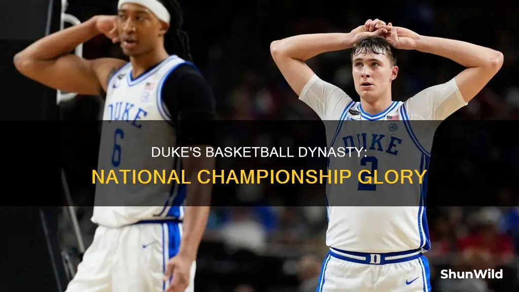 has duke ever won a national championship in basketball