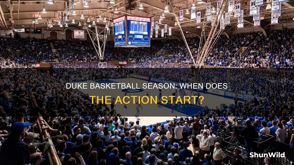 has dukes basketball season already stsarted
