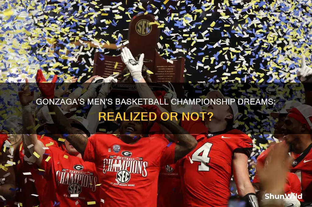 has gonzaga ever won a men