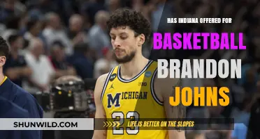 Who Has Offered Brandon Johns a Basketball Scholarship in Indiana?