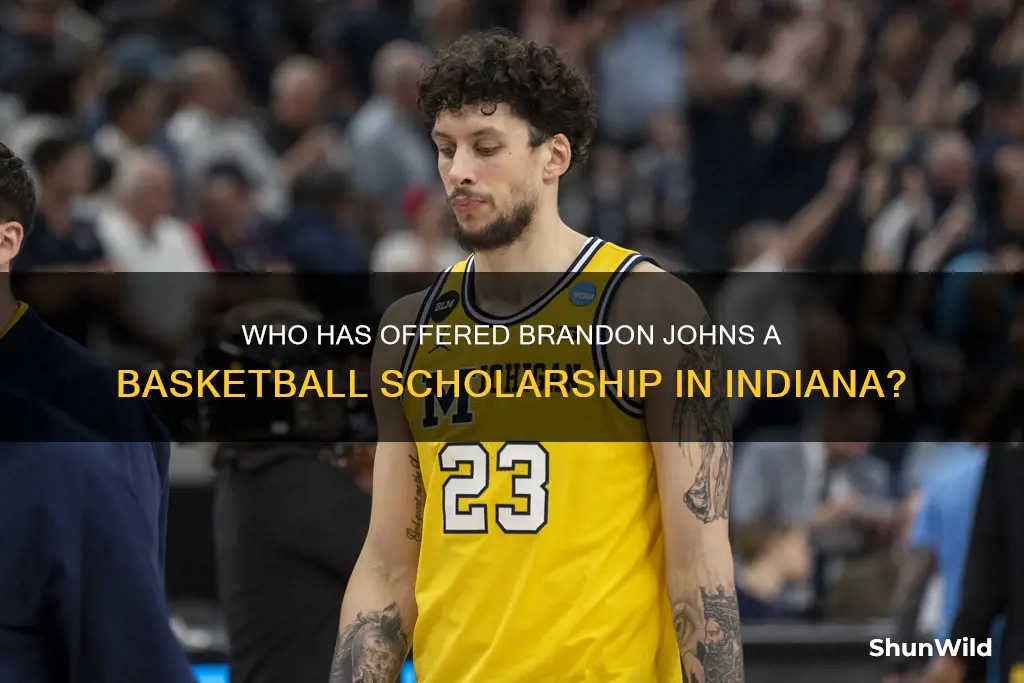 has indiana offered for basketball brandon johns