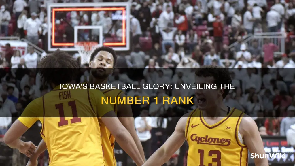 has iowa basketball ever been ranked number 1