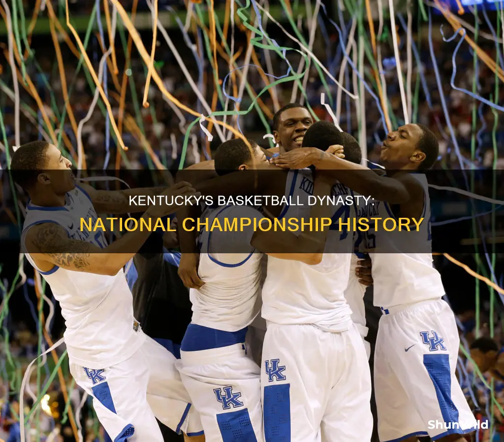 has kentucky ever won a national championship in basketball