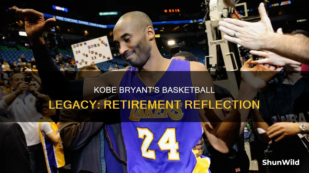 has kobe bryant retired from basketball