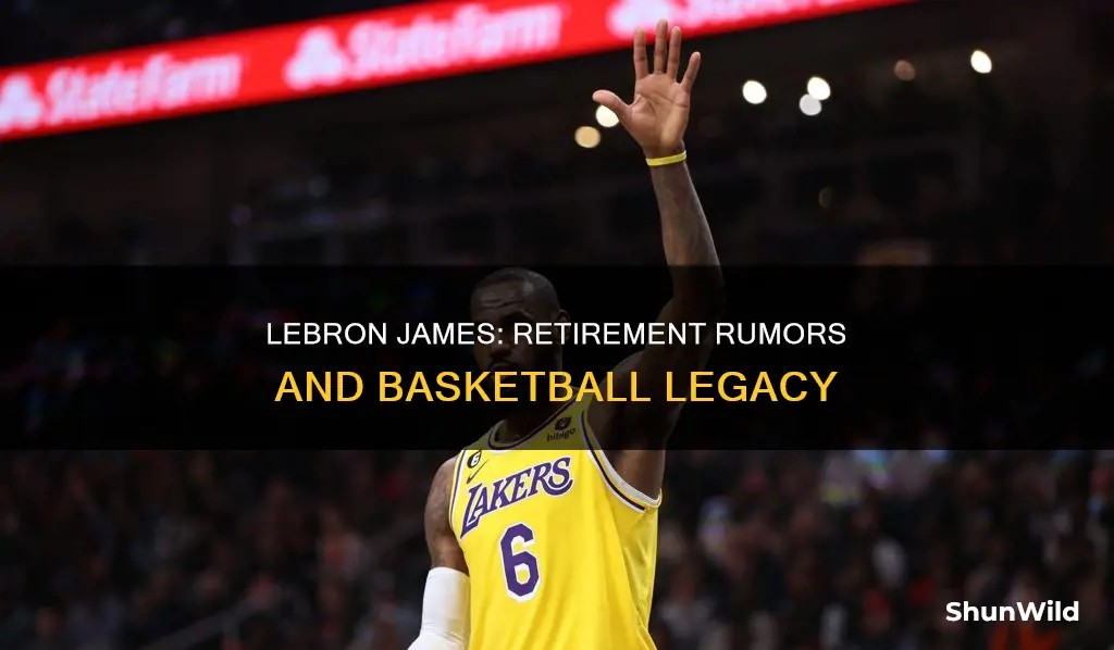 has lebron james retired from basketball