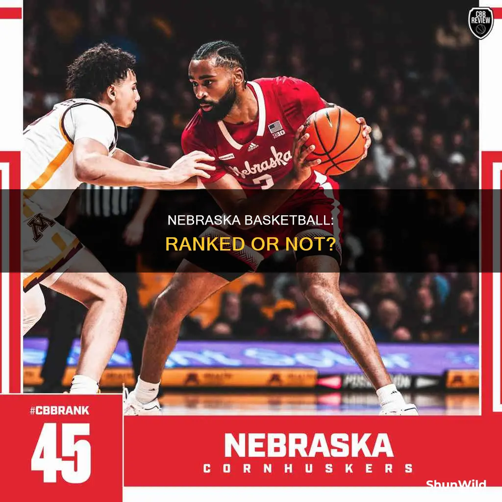 has nebraska basketball ever been ranked