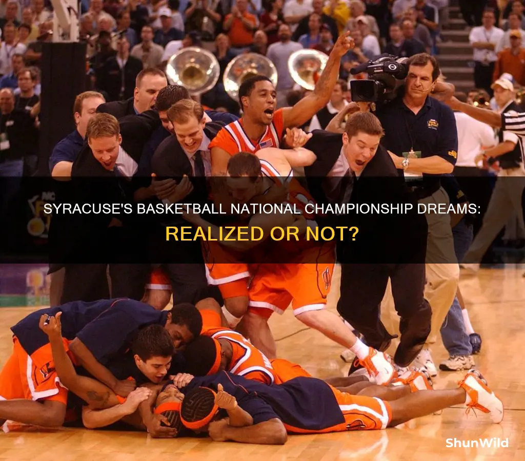 has syracuse ever won a national championship in basketball