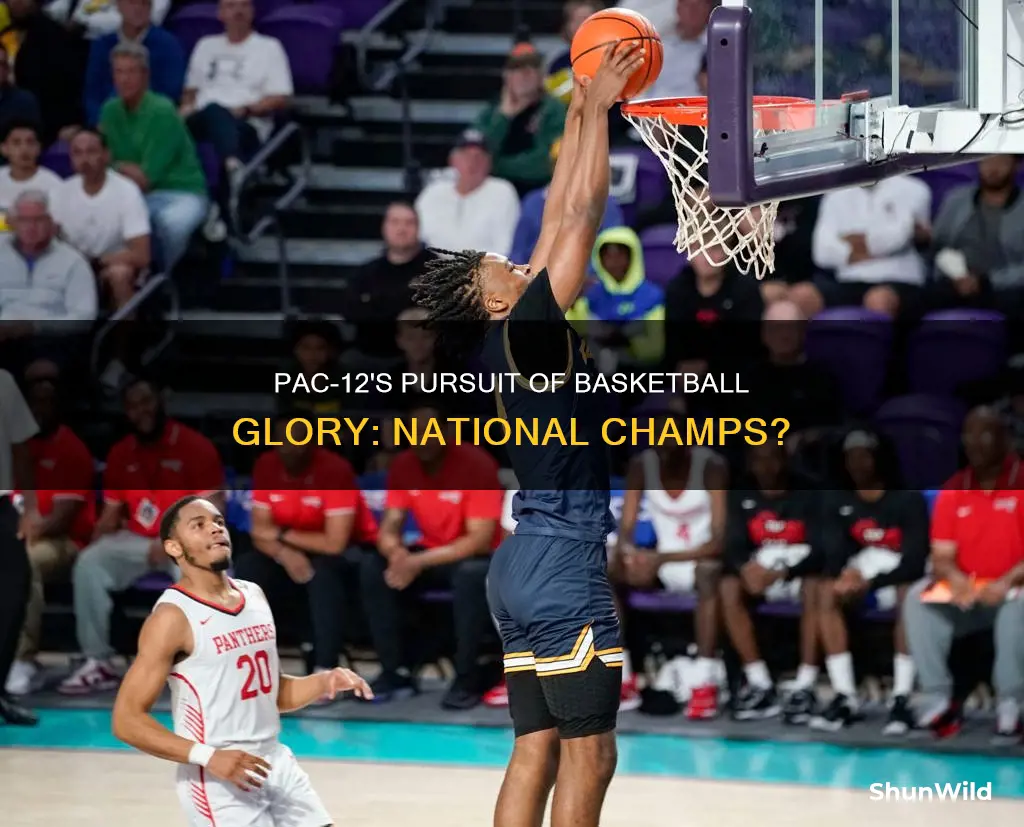 has the pac 12 won a national basketball championship