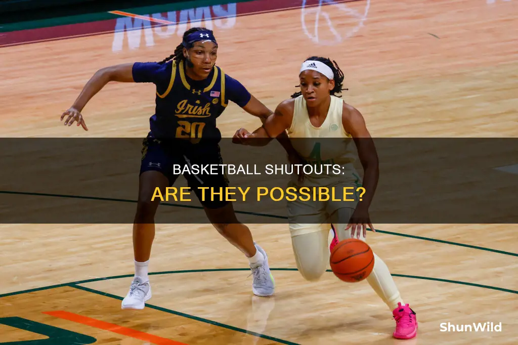 has there ever been a shutout in basketball