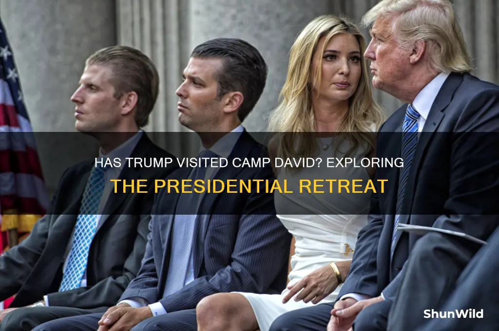 has trump visited camp david