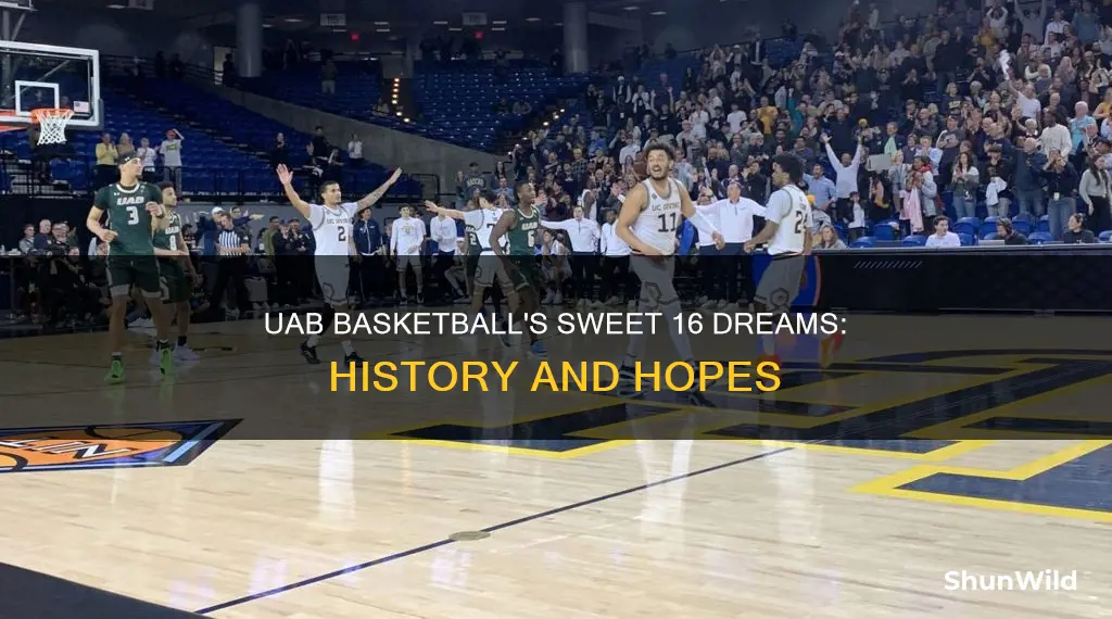 has uab basketball ever made it to sweet 16