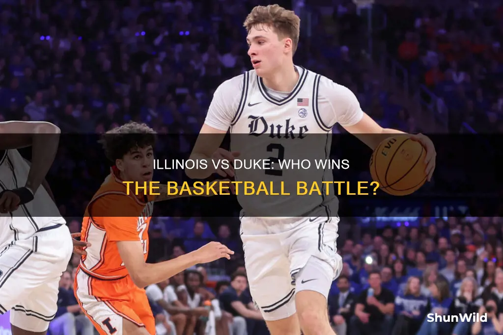 has university of illinois ever beat duke in basketball
