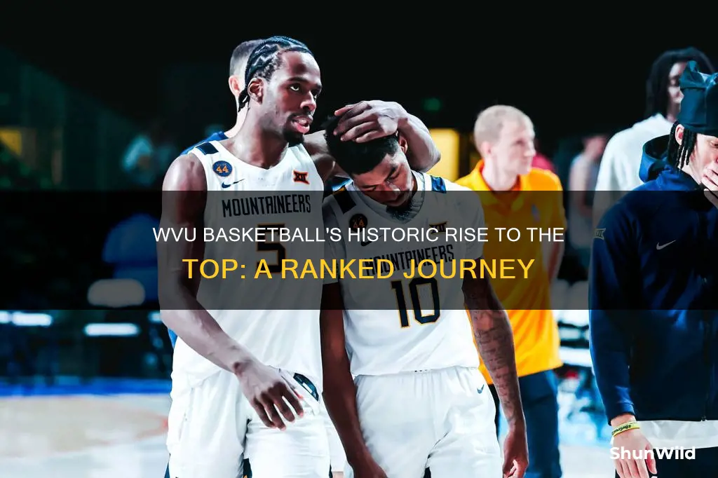 has wvu basketball ever been ranked 1