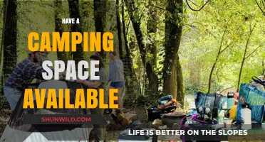 Discover Your Perfect Outdoor Escape: Camping Space Available Now!