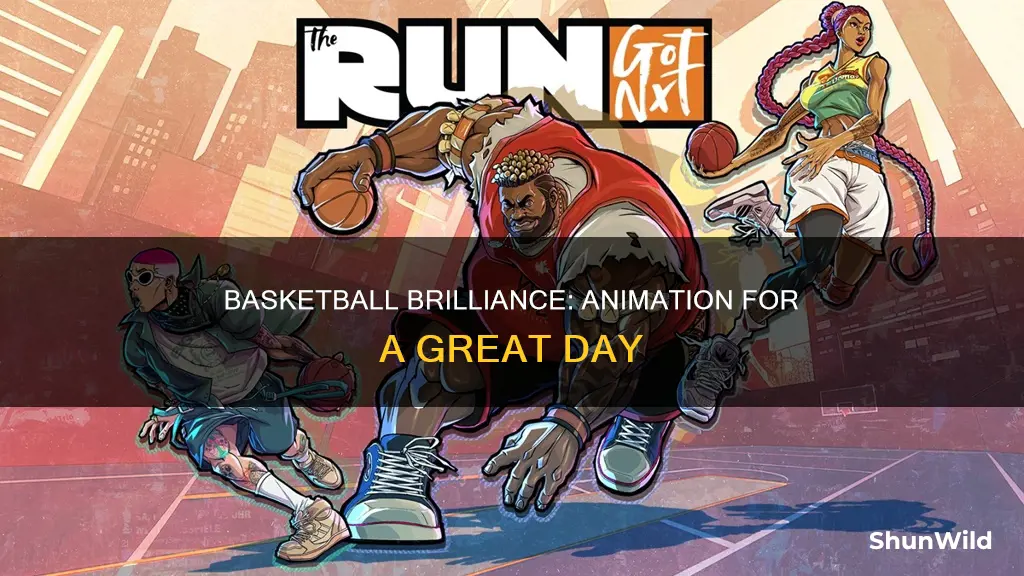 have a great day basketball animation