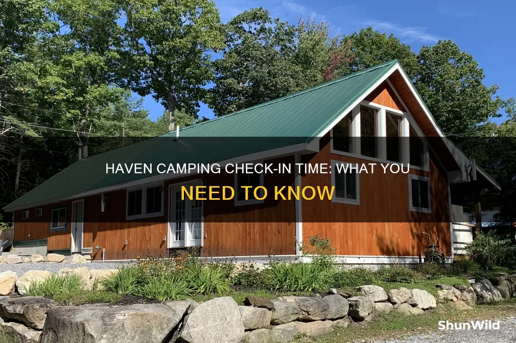haven camping check in time