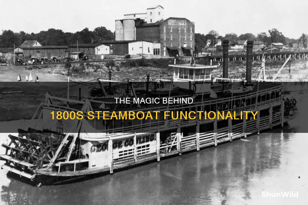 how a 1800 steem boat works